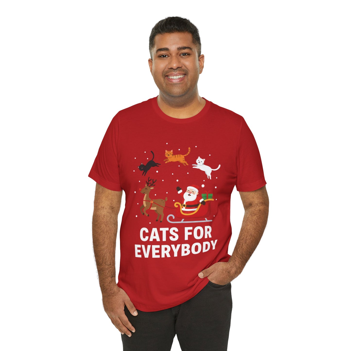 Cats For Everybody Christmas T-Shirt