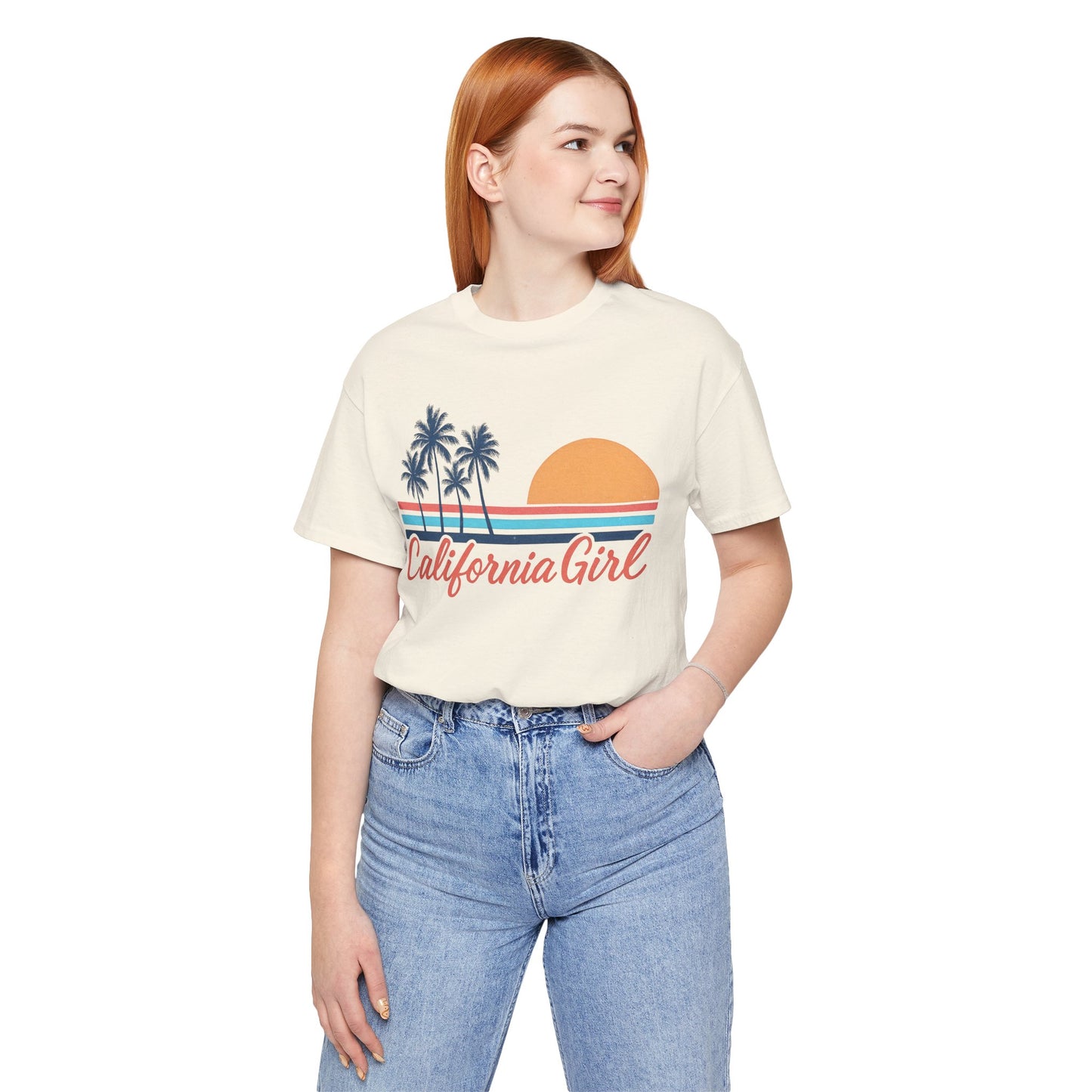 California Girl Sunset Tee | Summer Vibes, Beachwear, Travel Fashion, Casual Style, Gift for Her