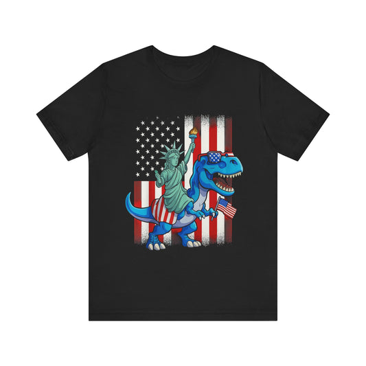Dinosaur Patriotic 4th Of July T-Shirt