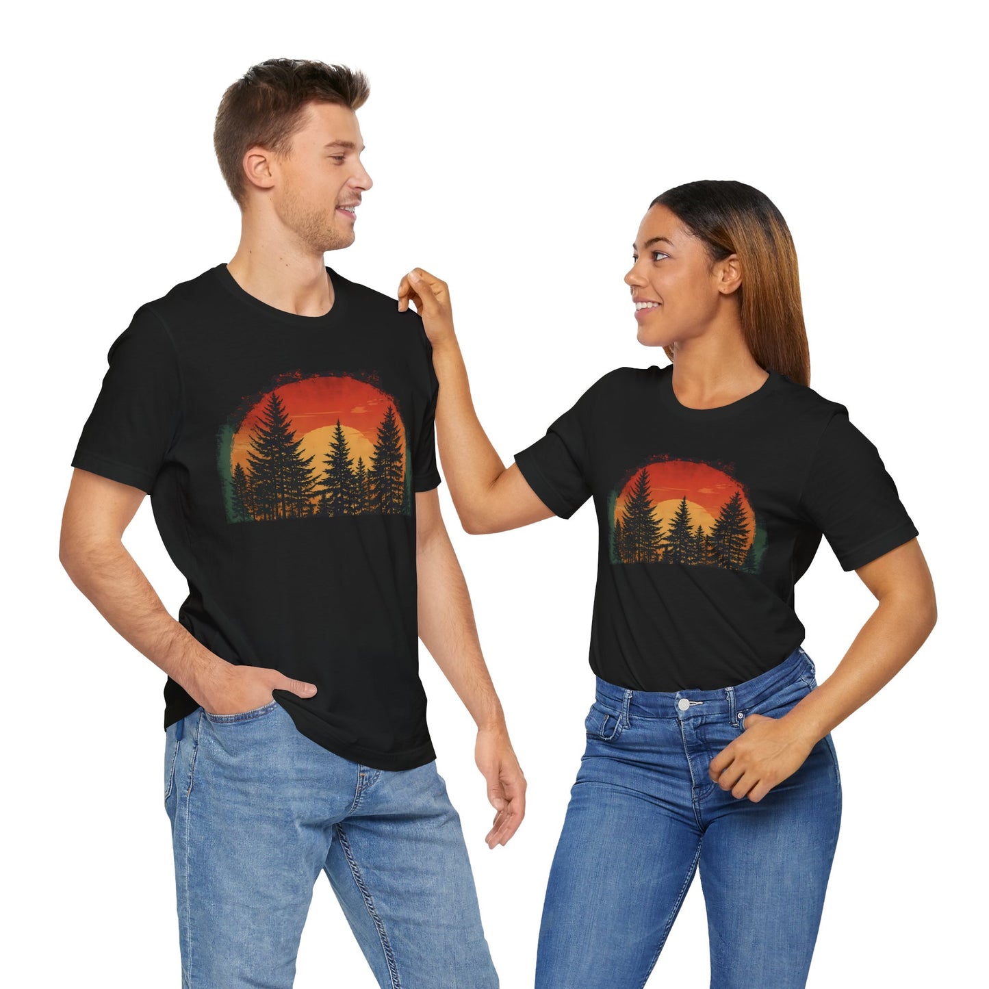 Sunset Forest Nature T-Shirt