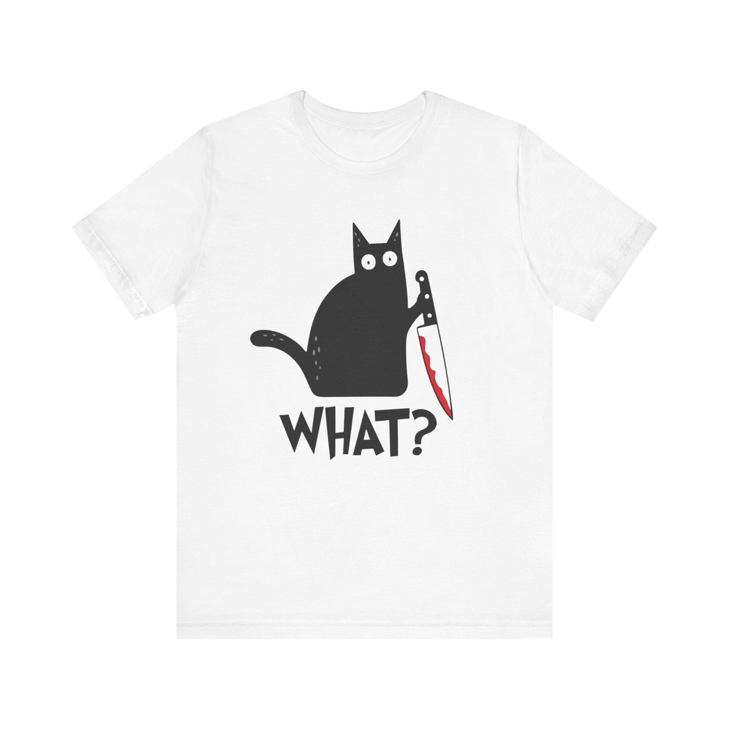 Funny Cat What T-Shirt