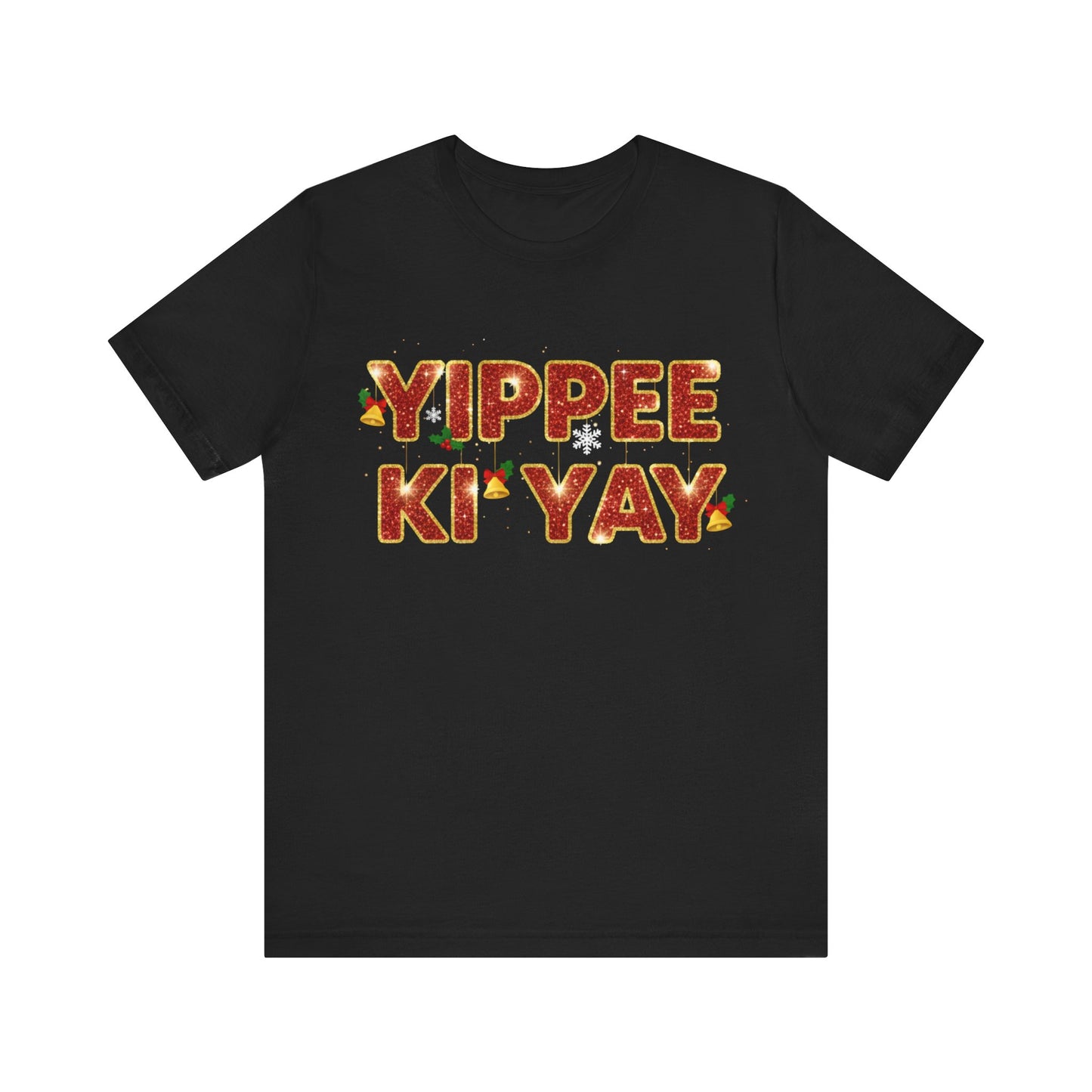 Yippee Ki Yay Tee — Retro Western Phrase Christmas T‑Shirt