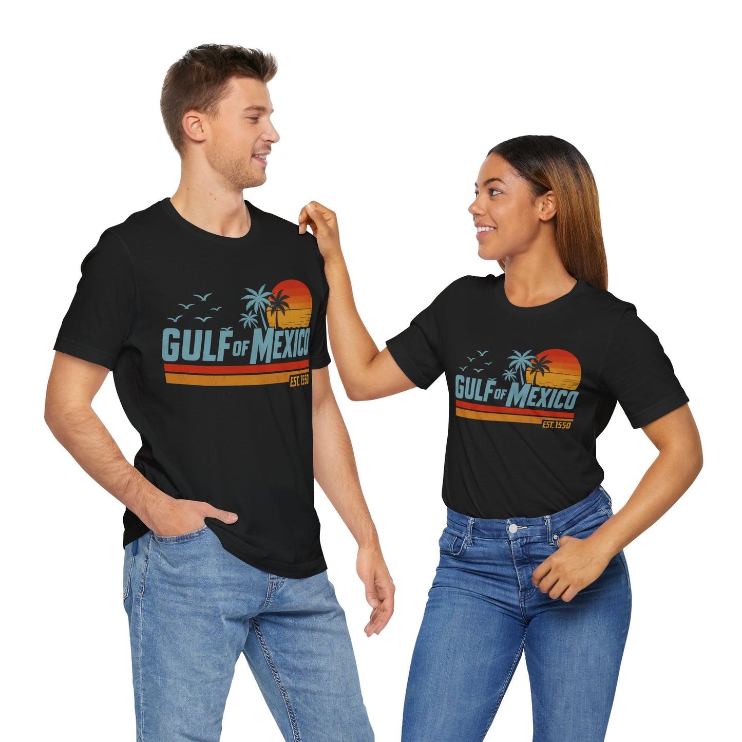 Retro Gulf of Mexico Beach T-Shirt