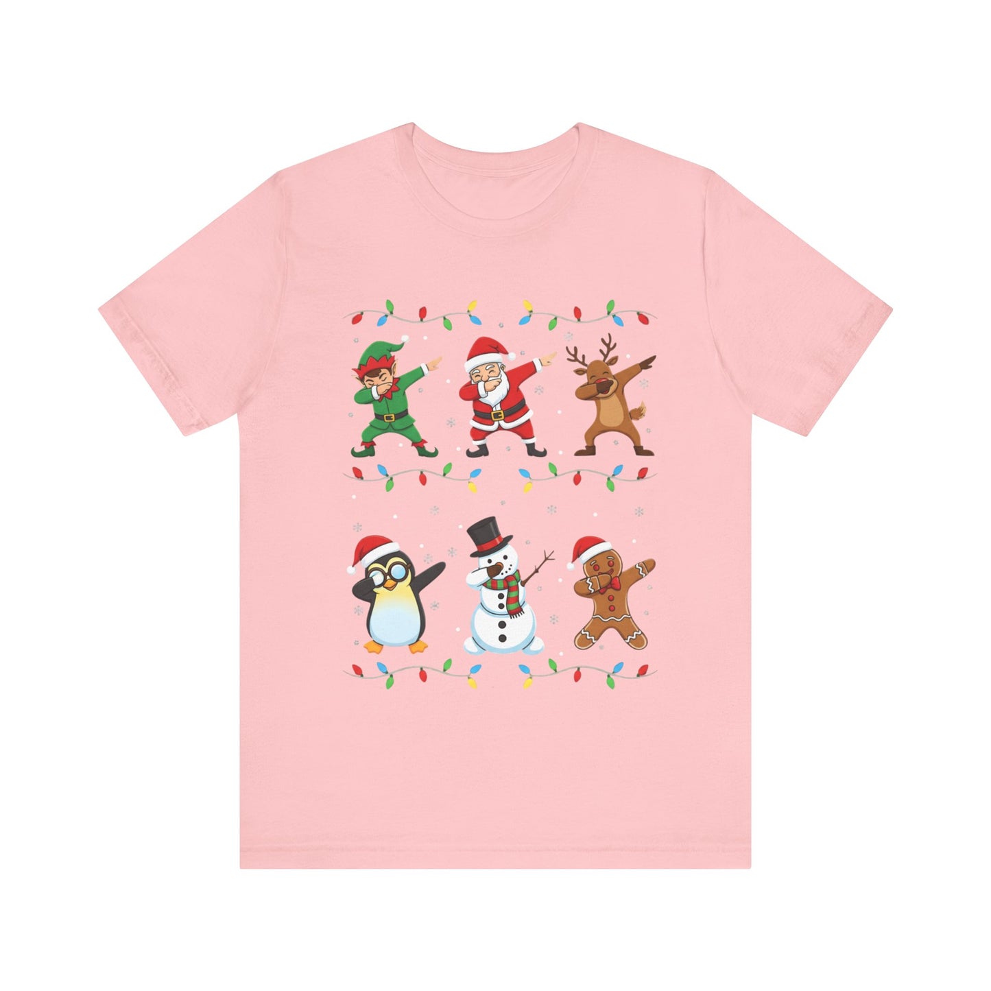 Santa, Elf, Snowman & Gingerbread Holiday Christmas T-Shirt