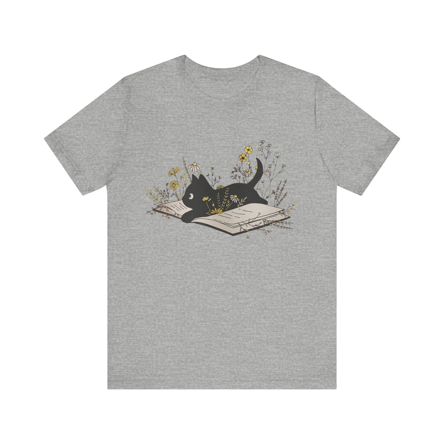 Cat Lover's Reading T-Shirt