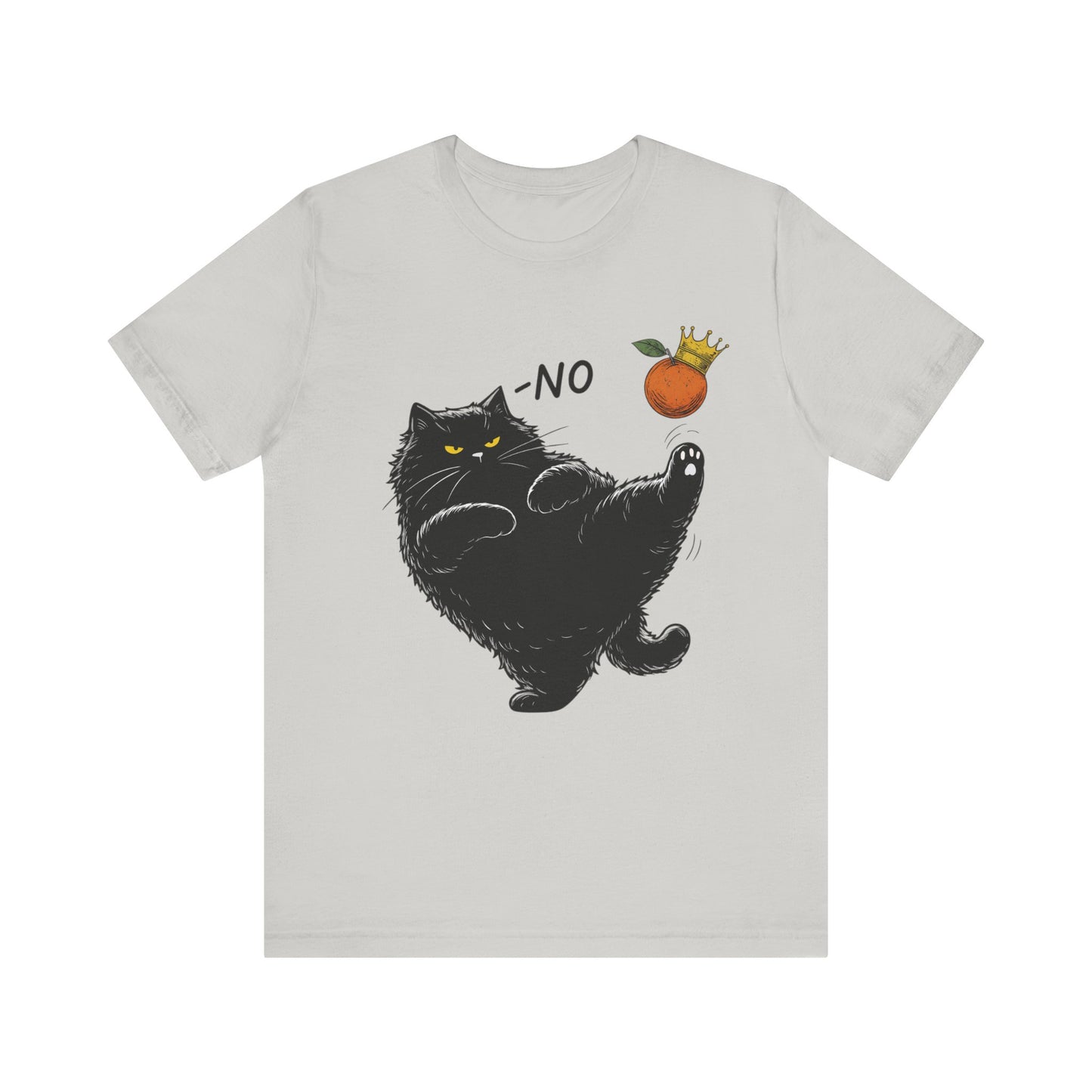 "NO KING" Funny Cat T-Shirt