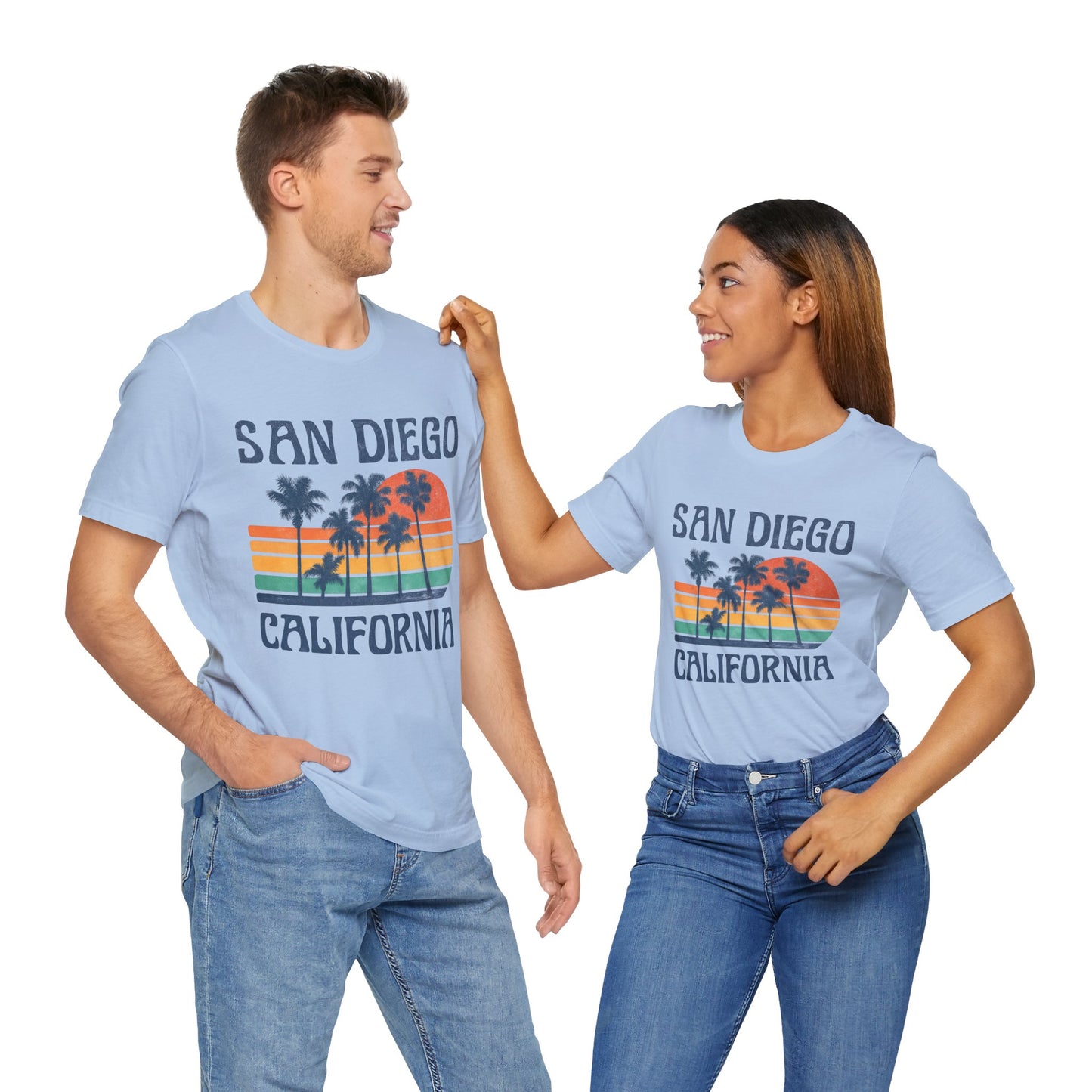 San Diego California Retro Summer T-Shirt
