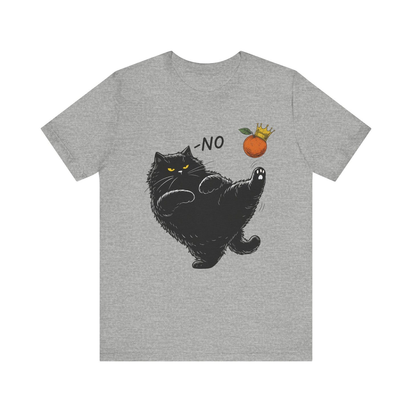 "NO KING" Funny Cat T-Shirt