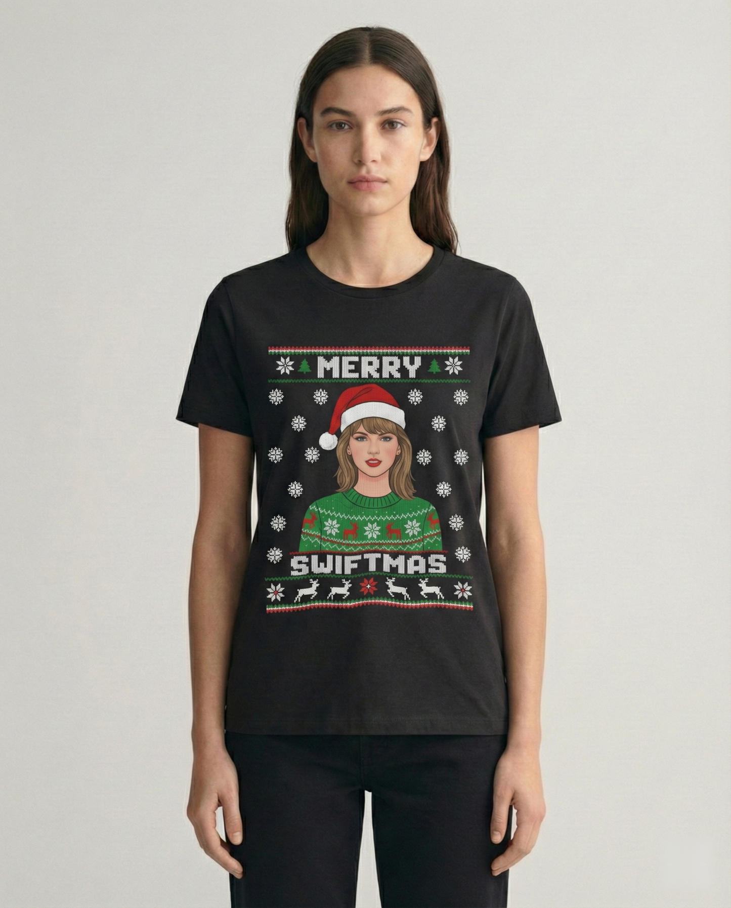 "Merry Swiftmas" Holiday Graphic Christmas T-Shirt