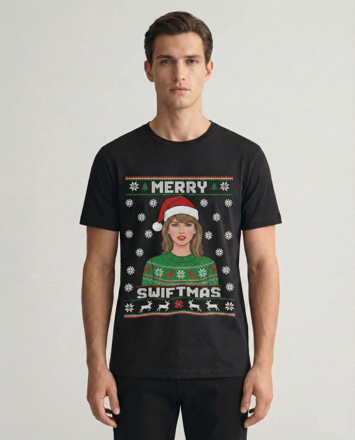 "Merry Swiftmas" Holiday Graphic Christmas T-Shirt